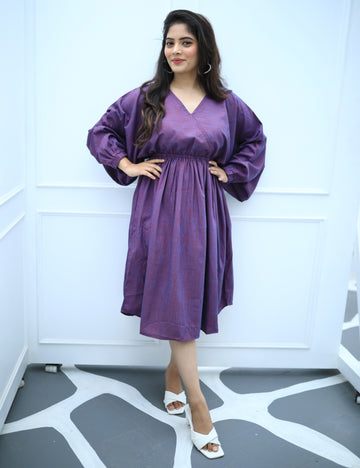 Purple Reign Midi Dress